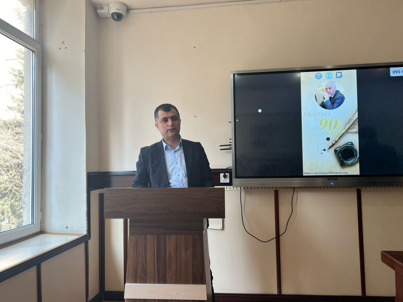 BDU-da Xalq şairi Fikrət Qocanın 90 illik yubileyinə həsr olunmuş tədbir