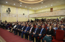 Azərbaycan milli mətbuatının 150 illik yubileyinə həsr olunmuş Beynəlxalq konfransın əsas sessiyasının açılışı