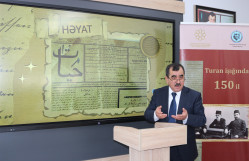 Əməkdar jurnalist Akif Aşırlı ustad dərsi keçib