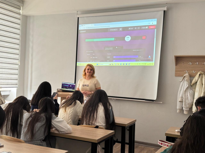 "Jurnalistika və beynəlxalq terrorizm problemi" mövzusunda açıq dərs