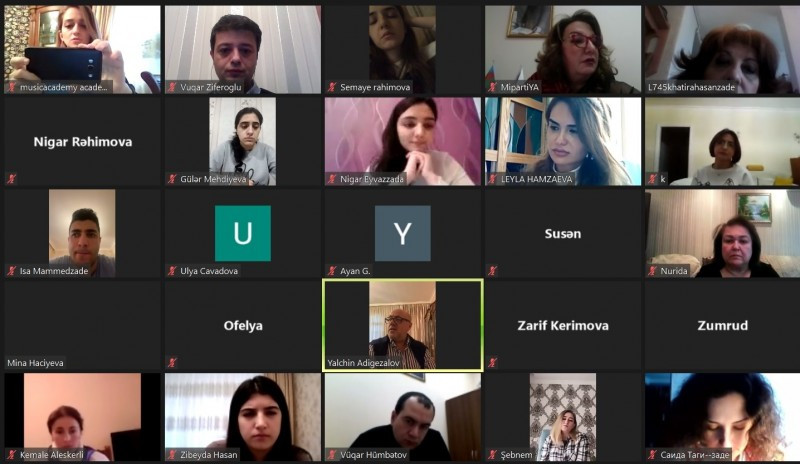 “Müasir dövrdə informasiya müharibəsi problemləri və onun təsiri” adlı II vebinar keçirilib