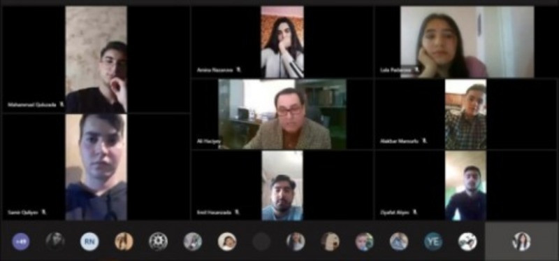 BDU-nun Jurnalistika fakültəsində görüş