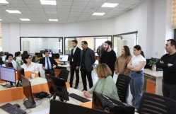 Jurnalistika fakültəsinin rəhbərliyi və bir qrup tələbəsi AZƏRTAC-da olub