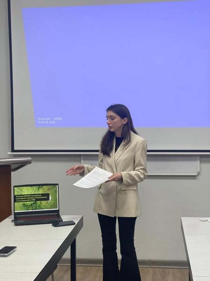 "UNESCO-nun Azərbaycanda mədəni turizmin inkişafına təsiri və onun KİV-də əks olunması" mövzusunda elmi seminar