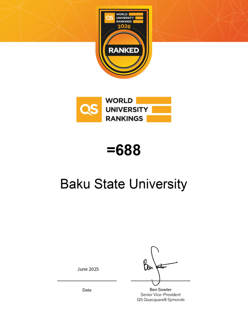 Universitetimiz Cənubi Qafqaz üzrə liderdir