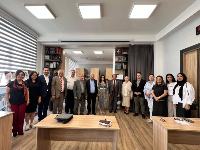 Türkiyənin Atatürk Universitetinin professoru Nimet Yıldırımla görüş