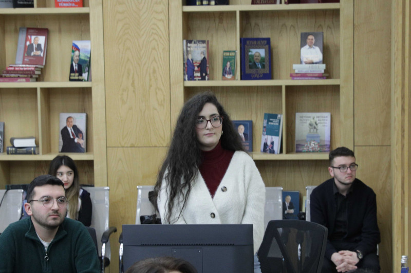 BDU-da Xocalı faciəsinin 33-cü ildönümünə həsr olunmuş anım tədbiri keçirilib