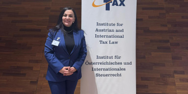 BDU-nun kafedra müdiri Vyanada beynəlxalq konfransda vergi hüququna dair çıxış edib