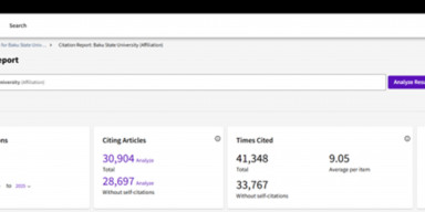 Son bir ildə BDU-nun Hirş indeksi 11 bal artaraq 70 olub