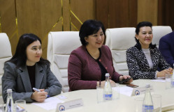 BDU nümayəndə heyəti Daşkənd Dövlət Şərqşünaslıq Universitetində