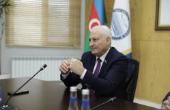 BDU-da keçirilən "Heydər Əliyev mühazirələri"nin növbəti qonağı Milli Məclisin üzvü Hikmət Babaoğlu olub