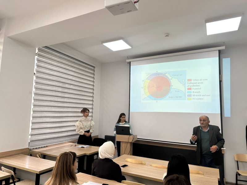 BDU-nun 105, Ekoloji kimya kafedrasının 20 illik yubileylərinə həsr olunmuş Respublika elmi konfransı davam edir