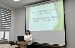 BDU-nun 105, Ekoloji kimya kafedrasının 20 illik yubileylərinə həsr olunmuş Respublika elmi konfransı davam edir