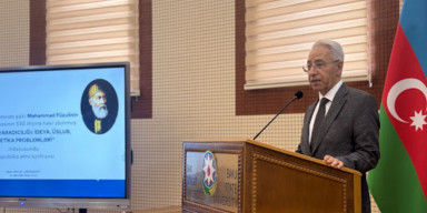 BDU-da Məhəmməd Füzulinin fəlsəfi irsinə dair elmi seminar keçirilib