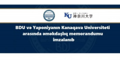 BDU və Yaponiyanın Kanaqava Universiteti arasındaəməkdaşlıq memorandumu imzalanıb