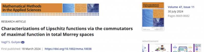 BDU-nun tətbiqi riyaziyyat üzrə elmi məktəblərində tədqiqatlar davam edir