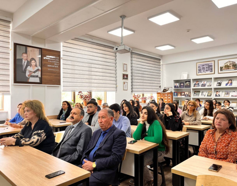 BDU-da elmi seminar: “Yaşıl kitabxana konsepsiyası”