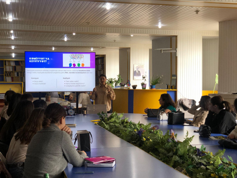 "PASHA BANK" HELD AN INFOSESSION ON "USER RESEARCH" AT BSU