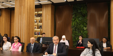 Ümumdünya Kosmos Həftəsi çərçivəsində BDU-da “Kosmos hüququ” mövzusunda seminar keçirilib