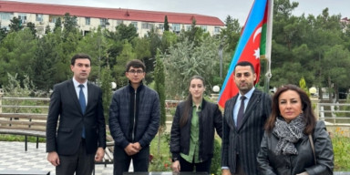 BDU-nun şəhid məzunu Vüqar Məmmədovun məzarı ziyarət olunub