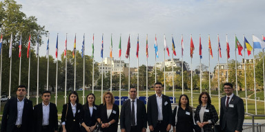 BDU-nun Hüquq fakültəsinin müəllim-tələbə heyəti Strasburqda təlim səfərindədir