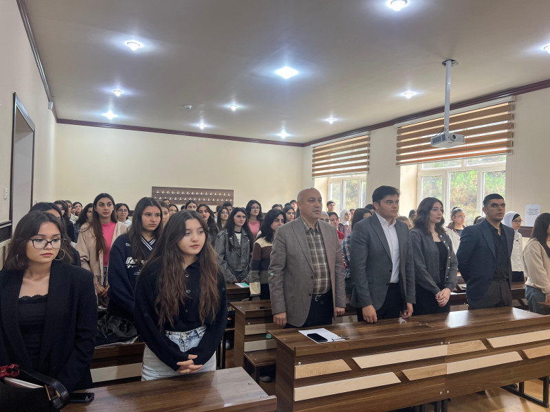 BDU-da Müstəqilliyin Bərpası Gününə həsr edilmiş tədbir keçirilib