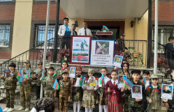 BDU-nun nəzdində “Gənc istedadlar liseyi”ndə şəhidlərin xatirəsi anılıb