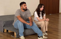 Suraxanı Gənclər Evində BDU tələbələrinin hazırladığı "Yarımçıq qalmış.." tamaşası nümayiş olunub