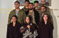 Suraxanı Gənclər Evində BDU tələbələrinin hazırladığı "Yarımçıq qalmış.." tamaşası nümayiş olunub