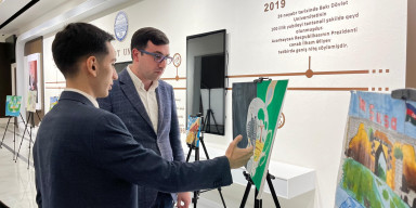 BDU-da COP29-a həsr olunmuş rəsm sərgisi