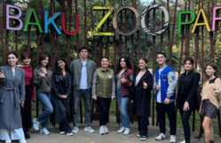 Bakı Zooloji Parkının direktoru BDU tələbələrinə praktiki dərs keçib