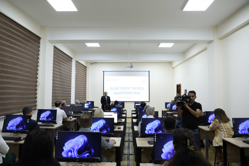 BDU-da iki elektron tədris auditoriyası istifadəyə verilib