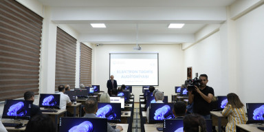 BDU-da iki elektron tədris auditoriyası istifadəyə verilib