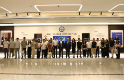 Dövlət Proqramı və Hökumətlərarası Təqaüd Proqramlarının qalibi olan BDU məzunlarının bir qrupu ilə görüş