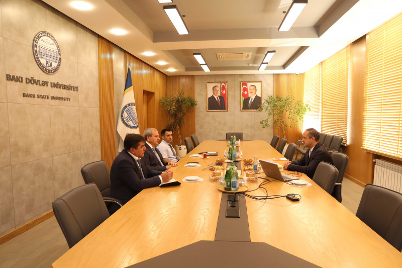 BDU-da “Elsevier”in Türkiyə və Mərkəzi Asiya üzrə nümayəndəsi ilə görüş keçirilib