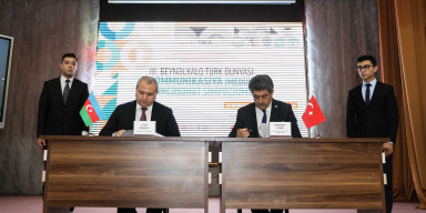 BDU və Türk Dünyası Jurnalistlər Federasiyası arasında əməkdaşlıq protokolu imzalanıb