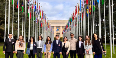 BDU-nun SABAH qruplarının tələbəsi BMT-nin qərargahında təhsil səfərində iştirak edib