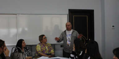 Türkiyəli telejurnalistlər BDU-da praktik seminar keçiriblər