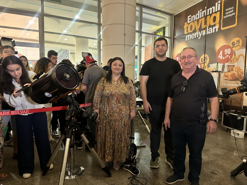 BDU-nun həmtəşkilatçılığı ilə ilin ikinci Ay tutulması müşahidə edilib