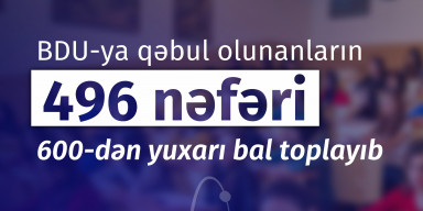 BDU-ya qəbul olunanların nəzərinə!