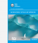 Scientific style of speech