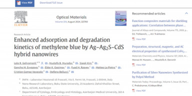 BDU-da hibrid nanonaqillərin sintezi, tədqiqi və tətbiqi üzrə tədqiqatlar davam edir