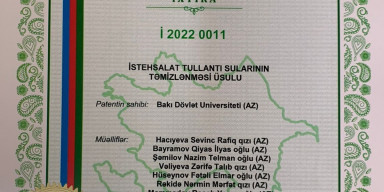 BDU alimləri istehsalat tullantı sularını təmizləyən yeni üsul tapıblar