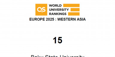 BDU “QS AVROPA 2025” və “QS QƏRBİ ASİYA 2025” reytinqlərində əhəmiyyətli irəliləyişə nail olub