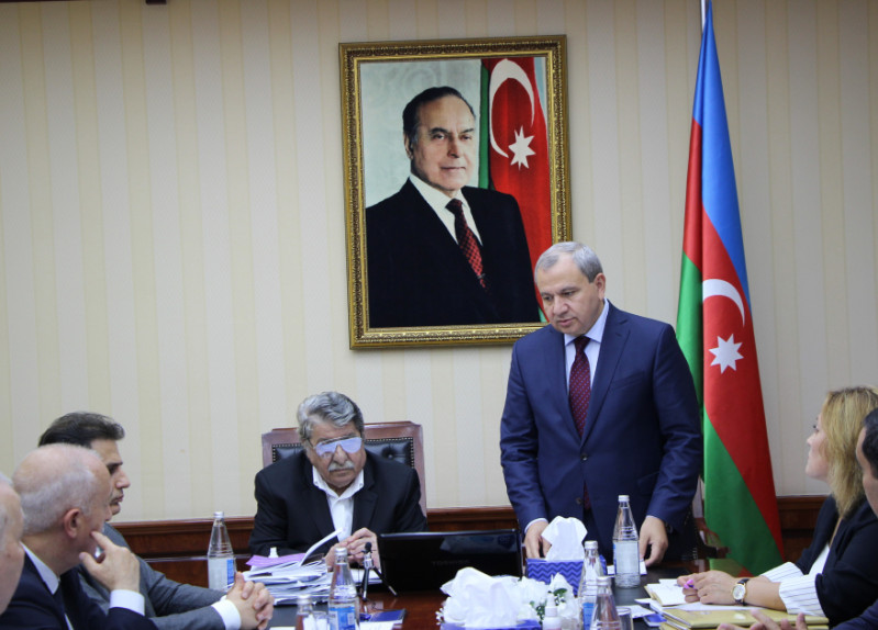 Əqli Mülkiyyət Agentliyində BDU magistrantlarının dissertasiya işlərinin müdafiəsi keçirilib