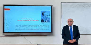 Kimya fakültəsində növbəti ustad dərsi keçirildi