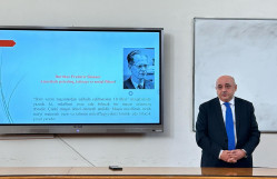 Kimya fakültəsində növbəti ustad dərsi keçirildi