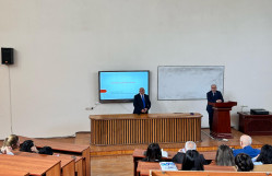 Kimya fakültəsində növbəti ustad dərsi keçirildi