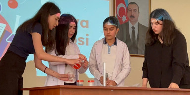 Əliağa Şıxlinski adına 135 saylı tam orta məktəbdə “Kimya gecəsi” tədbiri