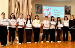 Əliağa Şıxlinski adına 135 saylı tam orta məktəbdə “Kimya gecəsi” tədbiri